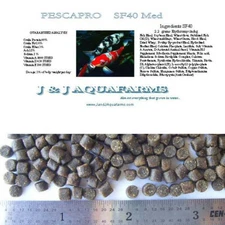 SF40M Medicated Sinking pellet 40% 3 lb anti biotic cichlid koi all fish food