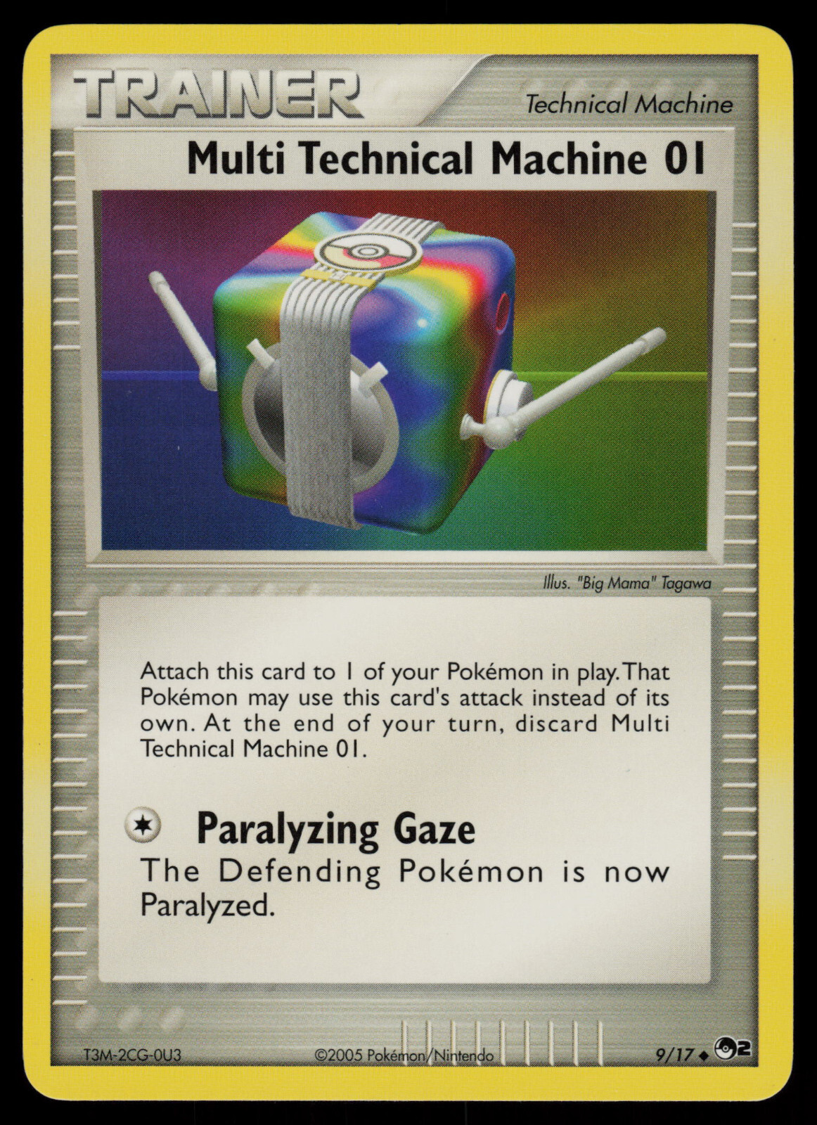 Multi Technical Machine 01 - 9/17 - Pokemon Card Pop Series 2 Promo Uncommon -NM