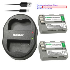 Kastar Battery  USB Dual Charger for Nikon EN-EL3e D700 D300 D90 D80 D200 D100