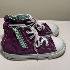 purple infant converse