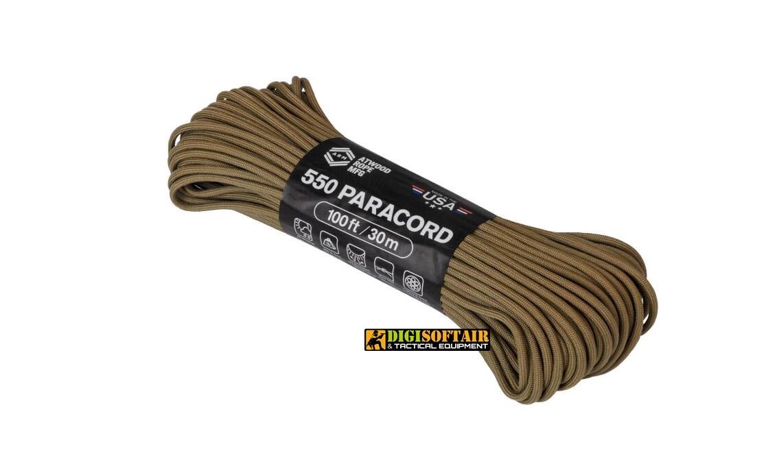 Paracord Atwood Rope MFG Coyote 30m