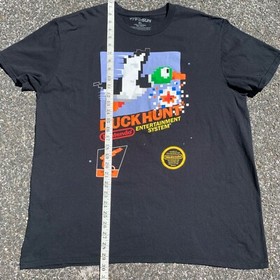 Nintendo NES Duck Hunt Light Gun Series Retro Video Game Promo T-Shirt Men's XL