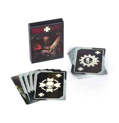 LIMITED EDITION BLACK TEMPLARS ITALIAN DATACARD CARDS NEW BLACK TEMPLARS
