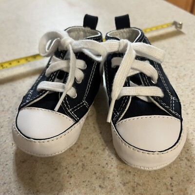 Baby Converse Shoes Toddler Size Navy Blue All Star Hightop