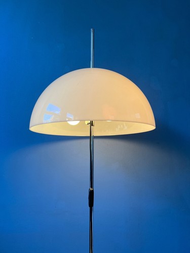 Vintage Dijkstra Pilz Stehlampe mit weißem Acrylglasschirm - Bild 3 von 10