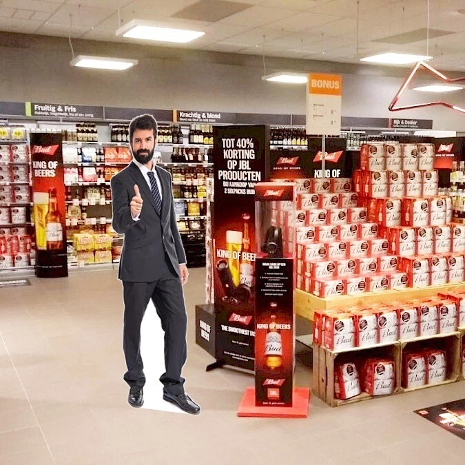 Recorte de cartón fotográfico personalizado de 6 pies, ideal para boda, fiesta de cumpleaños, vacaciones Foto 4 de 4