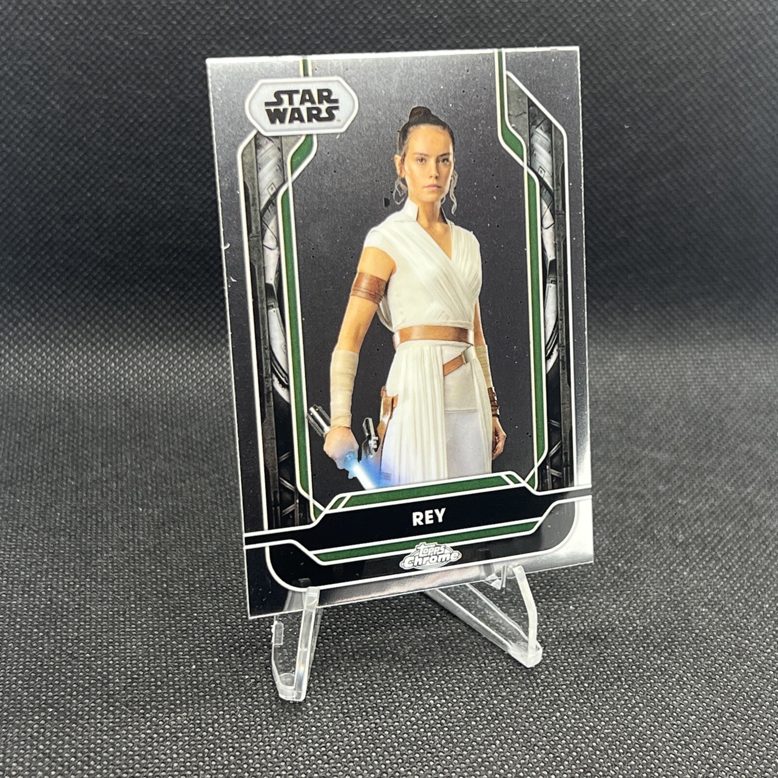 2024 Topps Chrome Star Wars Costco Super Box Base Rey # 112 Card