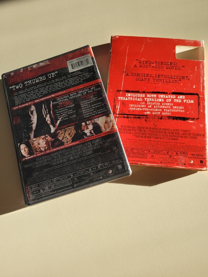 The Number 23 UNRATED DVD 2007 Jim Carrey 16 Deleled Scenes Alt Ending ...