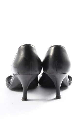 SALVATORE FERRAGAMO Tacones con punta abierta Mujeres Talla EU 38.5 negro - Imagen 3 de 5