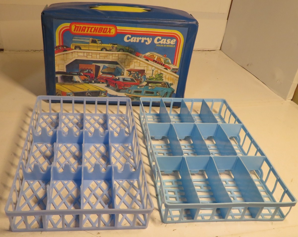 Vintage Matchbox 1978 Lesney Carry Case Holds 24 Cars