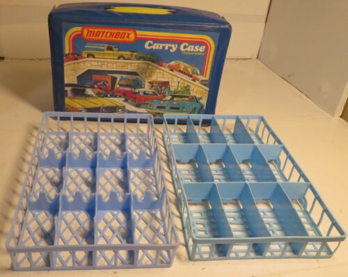 Vintage Matchbox 1978 Lesney Carry Case Holds 24 Cars Collector Storage Trays - Picture 2 of 21