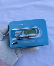 VINTAGE ULTRA RARE PANASONIC RQ-SX82V CASSETTE PLAYER STEREO RADIO BLEU -READ-