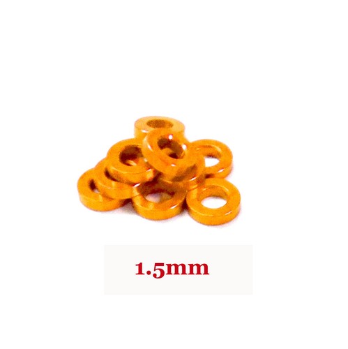 10/20/50/100PCS M3 Round Aluminum Alloy Flat Spacer Washer Gasket Ring For RC - Picture 52 of 87