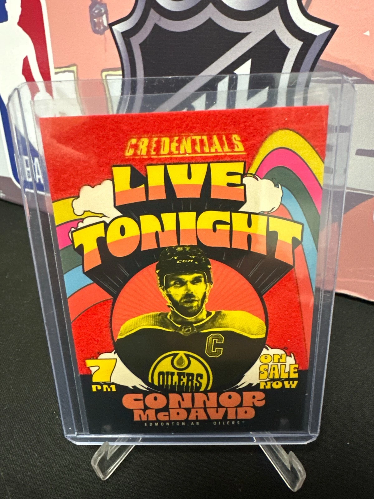 2023-24 Upper Deck Credentials LT-1 Connor McDavid Live Tonight