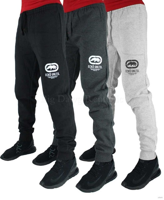 Ecko Men's Designer Jog Pants, Fleece, Bottoms, Tracksuit, Hip Hop, 3XL 4XL 5XL | eBay