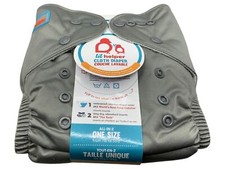 Lil Helper Cloth Diaper All-In-2 One Size 7-35lbs Waterproof Titanium
