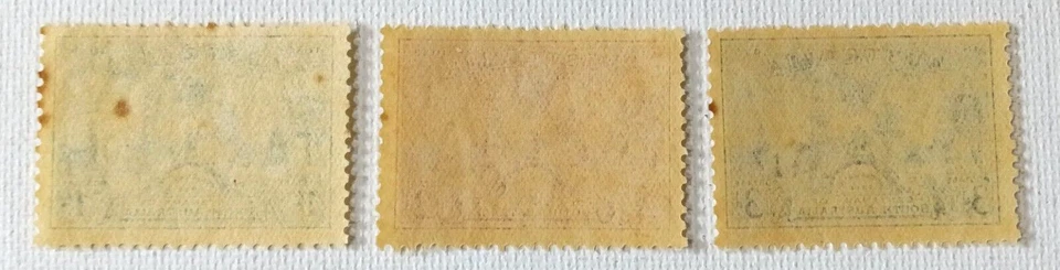 Austrália 1936-1836 Centenário da Austrália do Sul Scott #159-161 MNH - Imagem 2 de 2