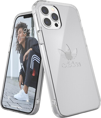 *Adidas* Silicone Cover *Apple* iPhone 12 Pro Max Clear Case Transparent OVP NEU