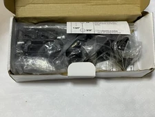 IDEAL SECURITY Black Door Handle Set LSDXCR2267BL for Storm and Screen Doors