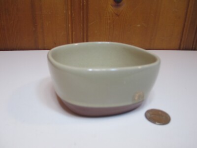 Syracuse China Terra Cotta Pine Stoneware 4 1/2'' Salsa Dip Condiment 356 Bowl