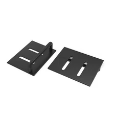 Rear Door Latch 2 C Striker Plates 77544 for Truck Cap LEER 100XL/ 100LE / 100XQ