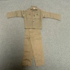 Vintage 1964 12" GI JOE Army Fatigues Shirt & Pants Green Made In Japan  Used