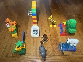 Lego Duplo 6136 My First Zoo Preschool Building Toy All 60 pcs. No box.