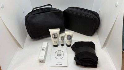 Купить new diptyque qatar airways business class amenity kit black
