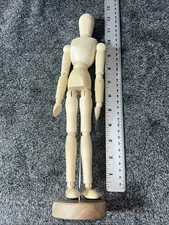Wooden Mannequin Artist Tabletop Model Posable Articulated Figurine 12" Tall