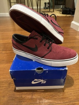 Size 9.5: Nike SB Stefan Janoski OG Black & Red Skateboarding