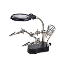 Supporto per Stazione Di Saldatore Con Morsetto a Clip per Lente D'Ingrandimento