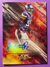 SIGNED ANTHONY BARR TOPPS FIRE ROOKIE CERTIFIED AUTO CARD - VIKINGS