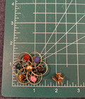 Vingtage Van Dell gold filled Scrab pin and screw back earrings — photo 7