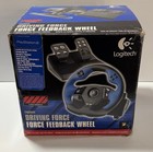 Logitech Driving Force Feedback Wheel Pedals PS2 PlayStation 2 NIB Read Descript