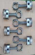 Chevy 355 H345dcp 030 Pistons Rods Hypereutectic Sbc 350 383 Speed Pro V8 V6 4.3