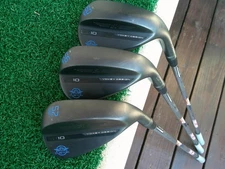 Titleist BV CUSTOM Wedge Works SM10 Black (52.08F*, 56.08M*, 60.08*) Wedge Set