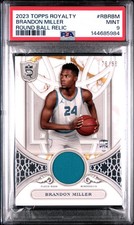 2023 TOPPS ROYALTY ROUND BALL RELICS #RBRBM BRANDON MILLER ROOKIE RC /99 PSA 9