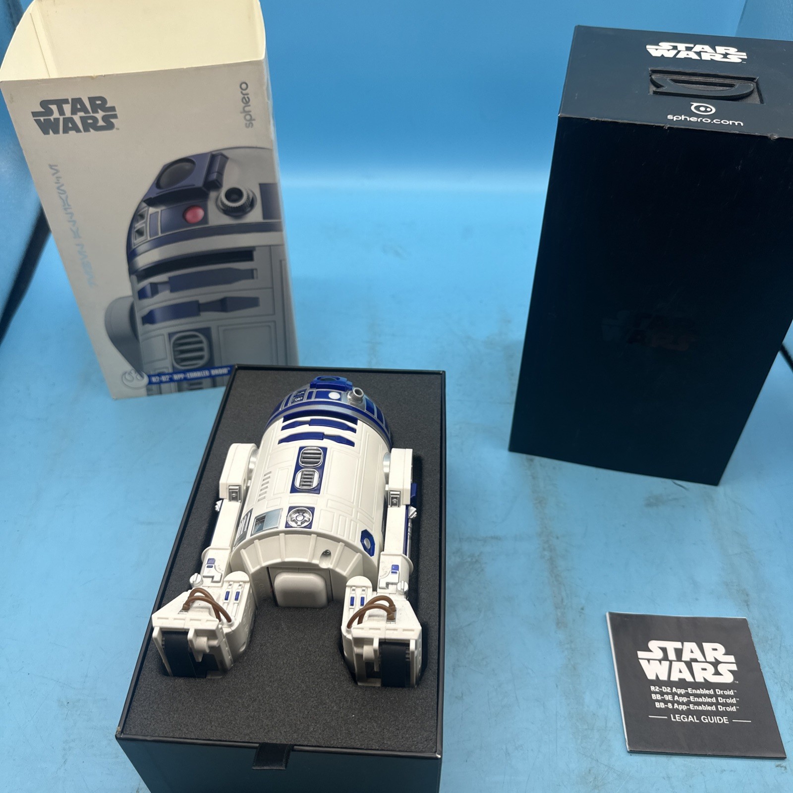 Sphero Star Wars R2-D2 App-Enabled Robot R201 Bluetooth with Box and Cable