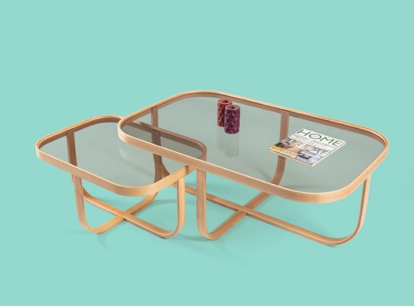 Rechteckige Couchtische Designer Wohnzimmer Tische 2X Sofatische 2Tlg-image