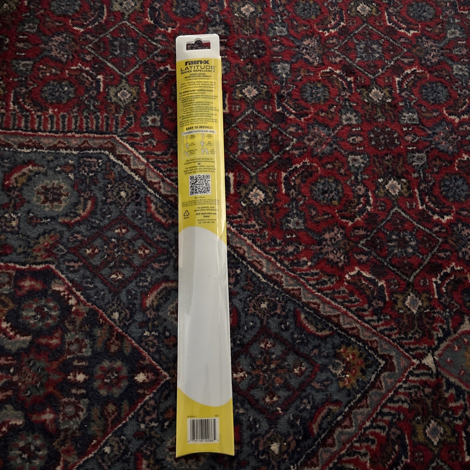 Rain-X 5079274-2 Latitude 2-IN-1 Water Repellency Wiper Blade, 16"