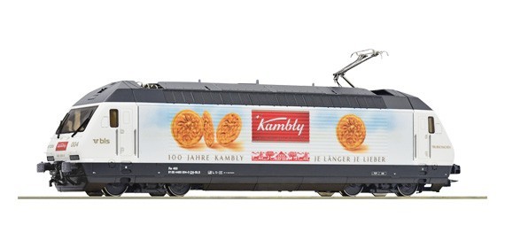 Roco 70669 465 004-0 BLS Advertising Livery ""Kambly"" White, DCC Sound