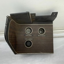 1970-1974 Mopar E Body Headlight Switch Panel Dash Bezel Woodgrain Trim Cuda 1970-1974 Mopar E Body Headlight Switch Panel Dash Bezel Woodgrain Trim Cuda