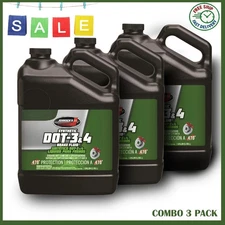 Johnsen's 5034 Premium Synthetic DOT-4 Brake Fluid - 1 Gallon - Pack of 3