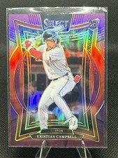 2025 Select Baseball Kristian Campbell RC Purple Prizm /75 #177 Red Sox