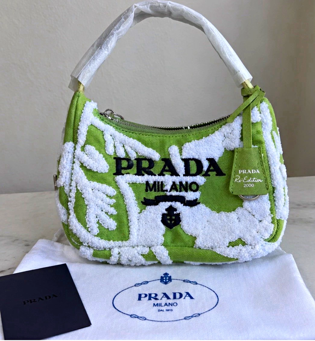 PRADA Green Bags & Handbags for Women for sale - eBay