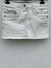 Tally Weijl Jeans Minirock XS/34/6 Offwhite N...