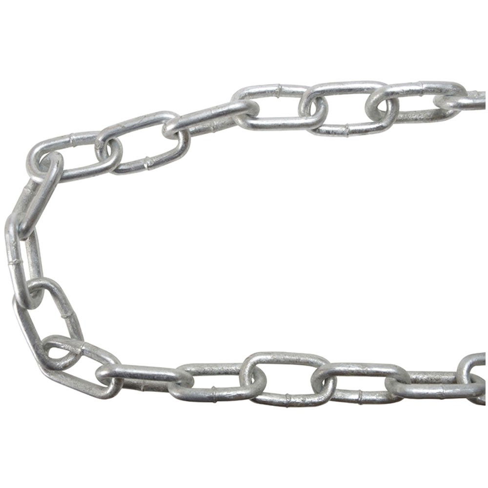 Faithfull Galvanised Chain Link 5mm x 25m Reel - Max. Load 160kg
