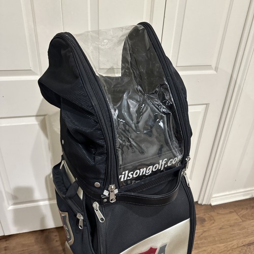 Wilson Staff 24-Way Display Divider Golf Bag Wheeled Black Chrome FREE SHIPPING - Picture 18 of 19