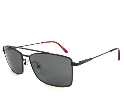 Calvin Klein Sunglasses CK18117S 002 Matte Black Square Frames Dark Gray Lenses