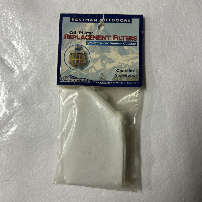 NIP 6 Eastman Outdoors  Oil Pump Filters 38085  Extends Life Of Cooking Oil